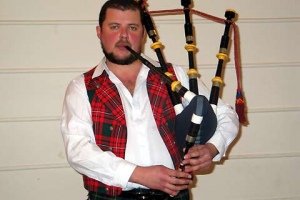 Шотландский музыкальный инструмент волынка
